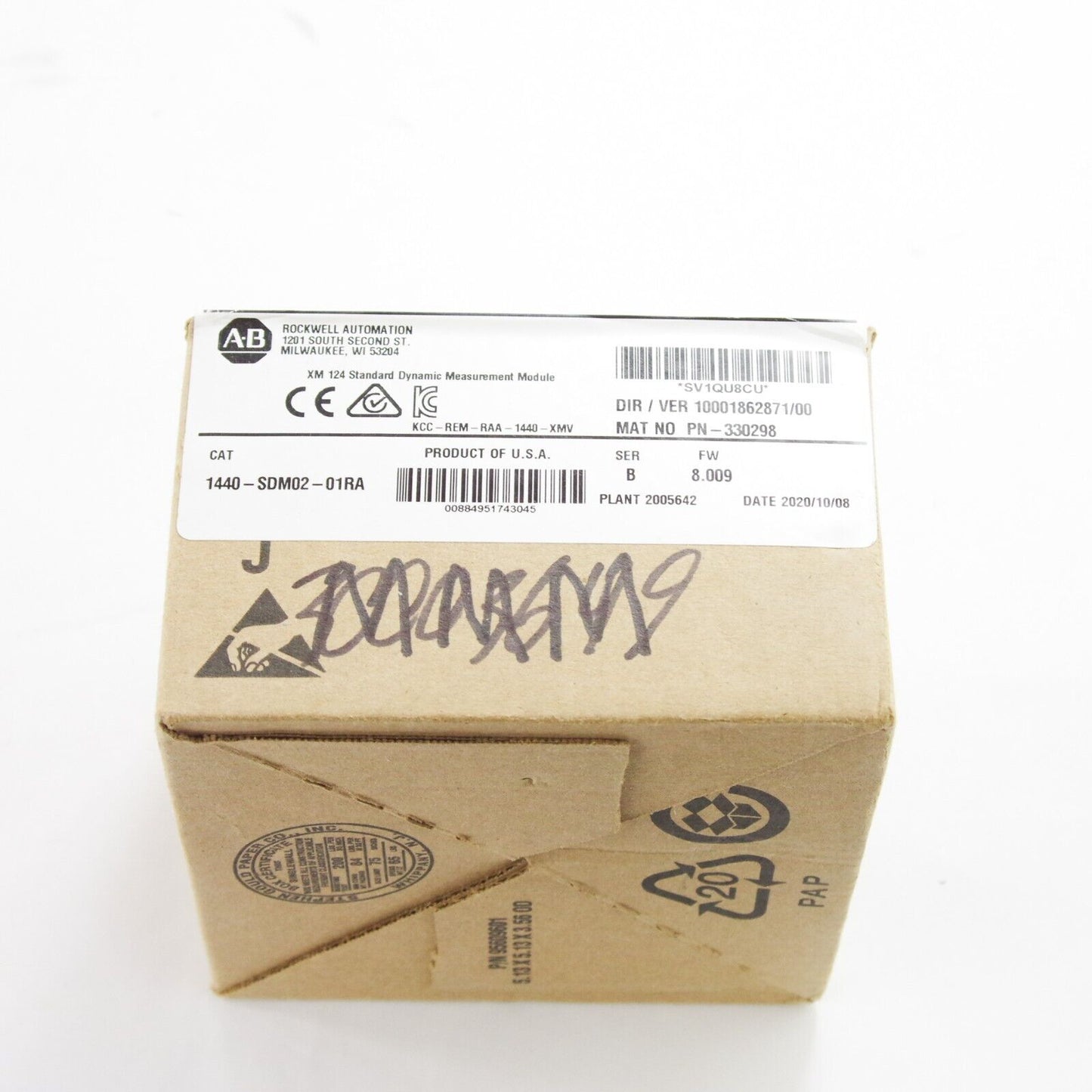 Allen Bradley 1440-SDM02-01RA Series B XM-124 Standard Dynamic Measurement