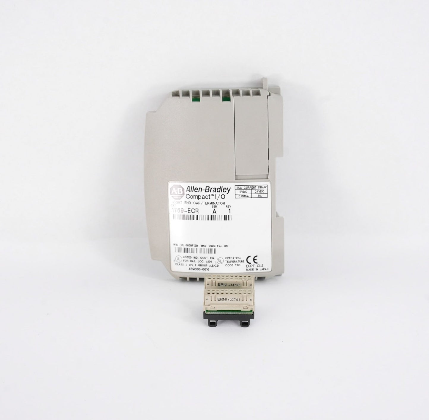Allen Bradley 1769-ECR /A Rev 1 Compact I/O Right End Cap Terminator 1769ECR