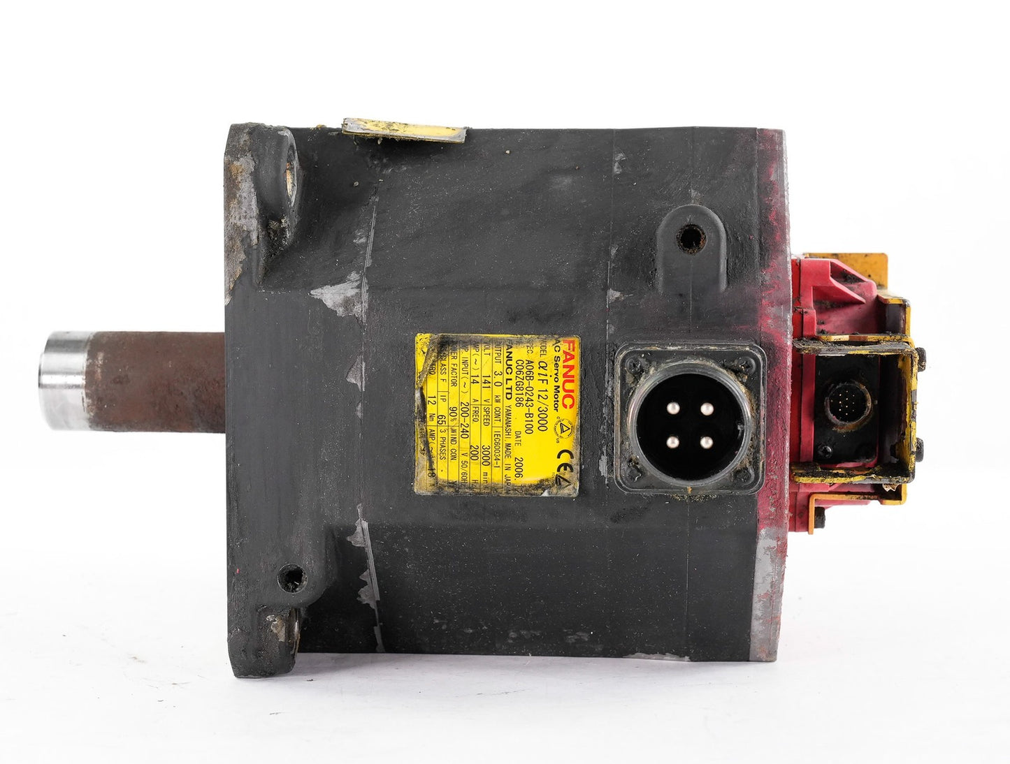 FANUC A06B-0243-B100 AC Servo Motor Model Alpha iF 12/3000 A06B0243B100
