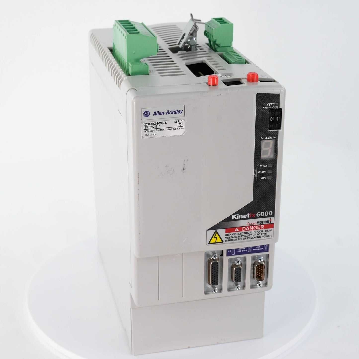 Allen Bradley 2094-BC02-M02-S /C Ser C Kinetix 6000 460V 15A AM Axis Module