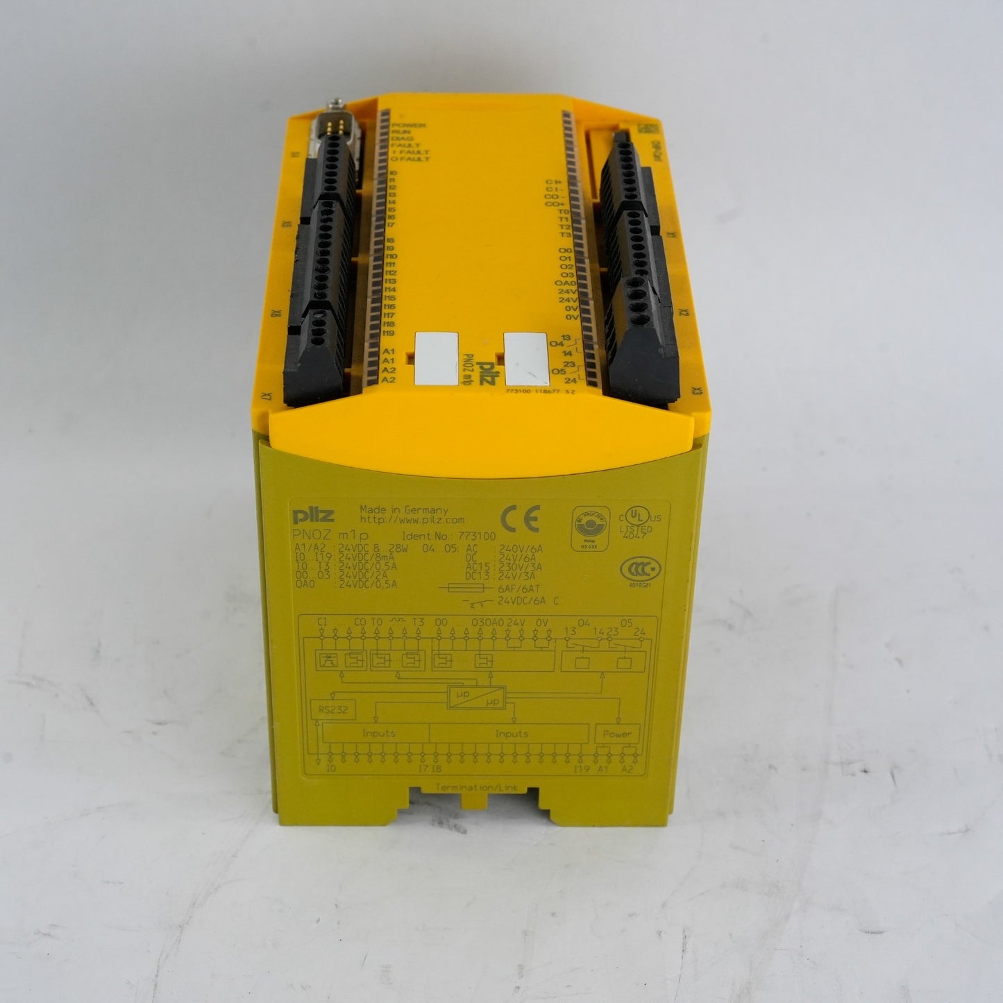 pilz PNOZ m1p 773100 Expandable Safety Relay Base Unit
