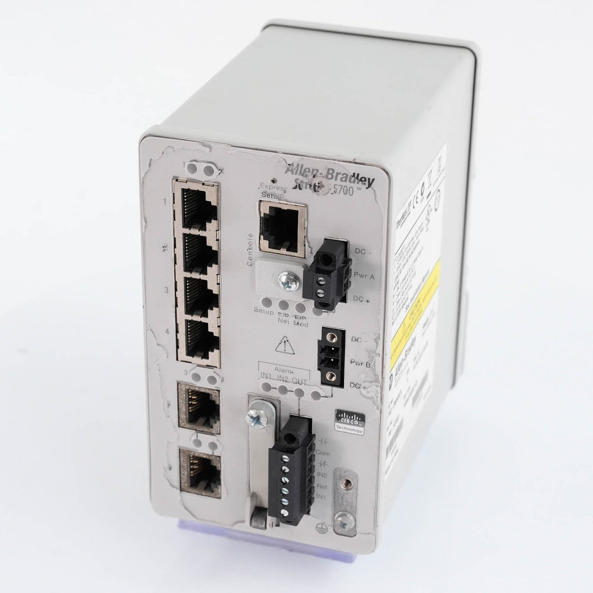 Allen Bradley 1783-BMS06TL Ser A Stratix 5700 Managed Switch 6 Port