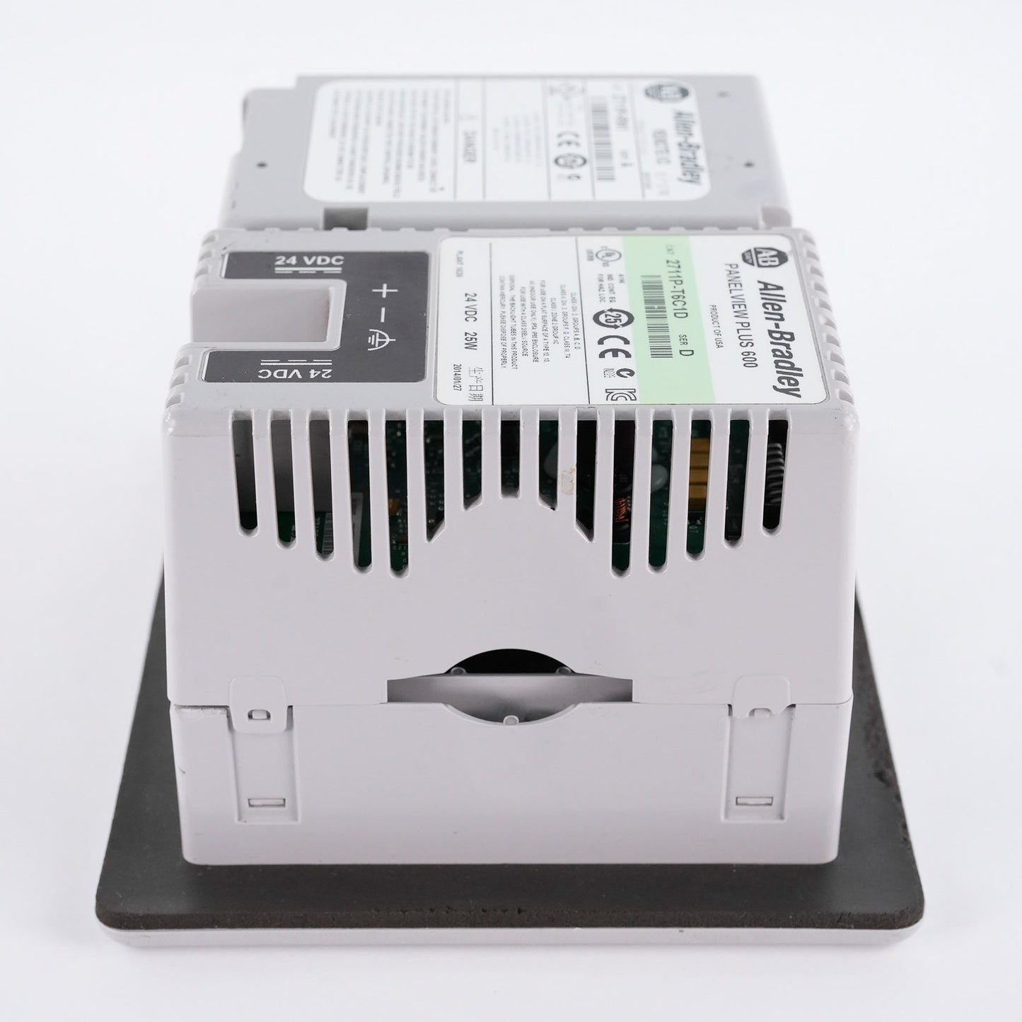 Allen Bradley 2711P-T6C1D /D PanelView Plus 600 Display + 2711P-RN1/A Remote I/O