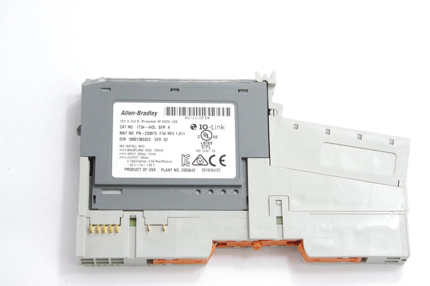 Allen Bradley 1734-4IOL / 17344IOL Ser A Point I/O Link Master Module 4Point