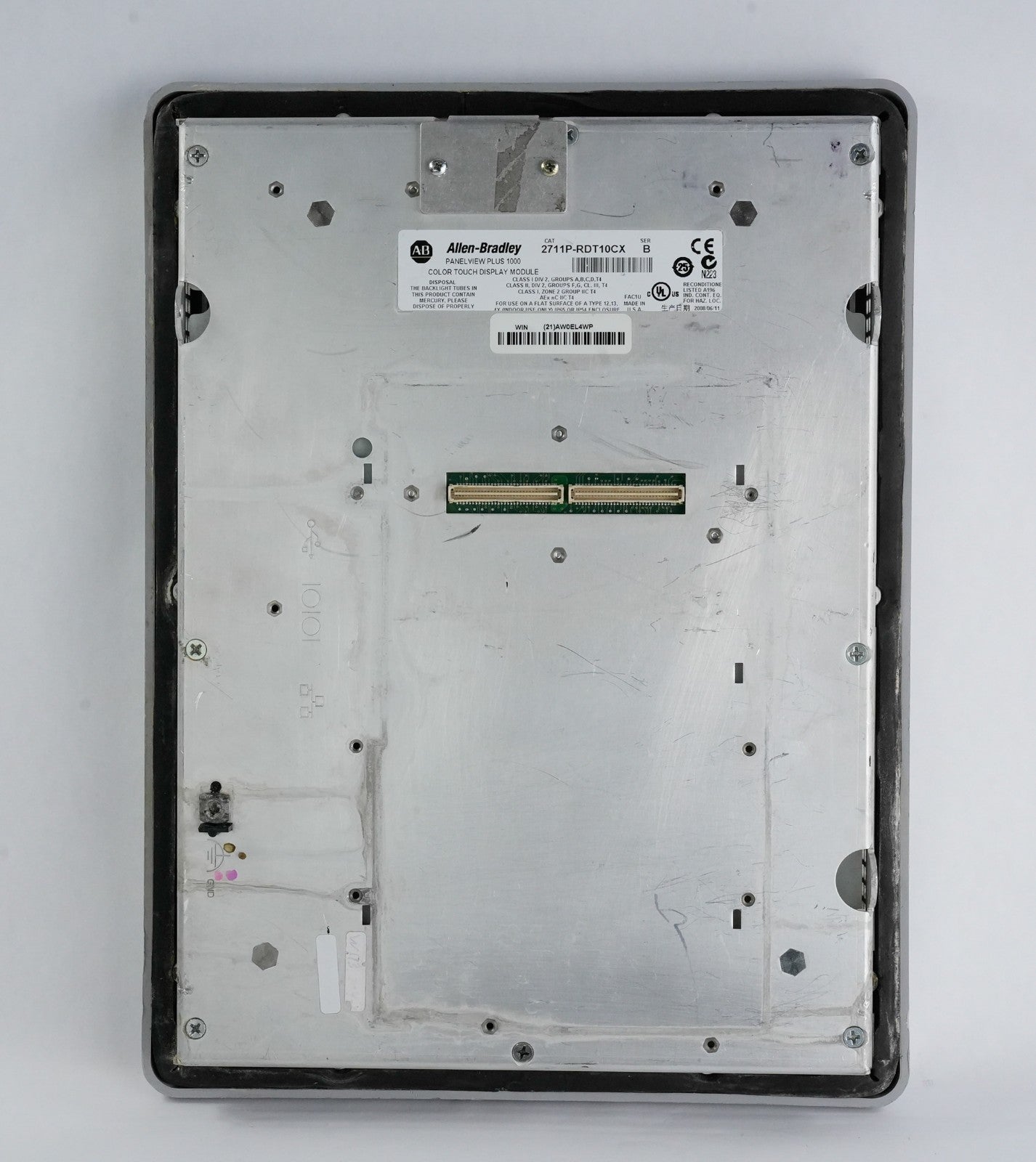 Allen Bradley 2711P-RDT10CX /B PanelView Plus 1000 Color Touch Display Module