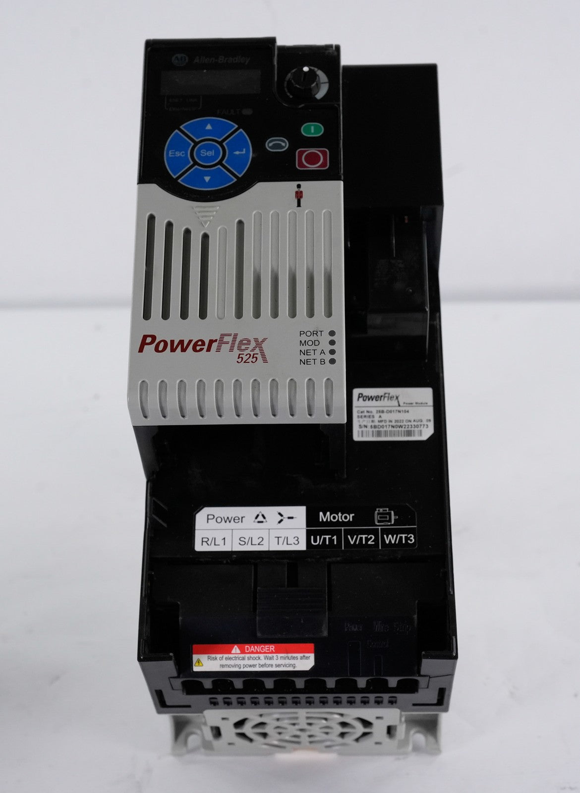 Allen Bradley 25B-D017N104 /A PowerFlex 525 480V 3-Phase 17A 7.5kW AC Drive 10hp