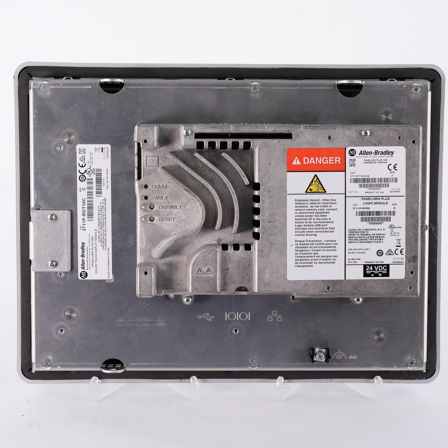 Allen Bradley 2711P-T10C4D8 PanelView Plus 1000 Display + RP8D/B - Open Box