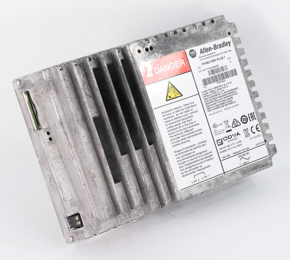 Allen Bradley 2711P-T12W22A9P A PanelView Plus 7 Performance 120 AC Logic Module