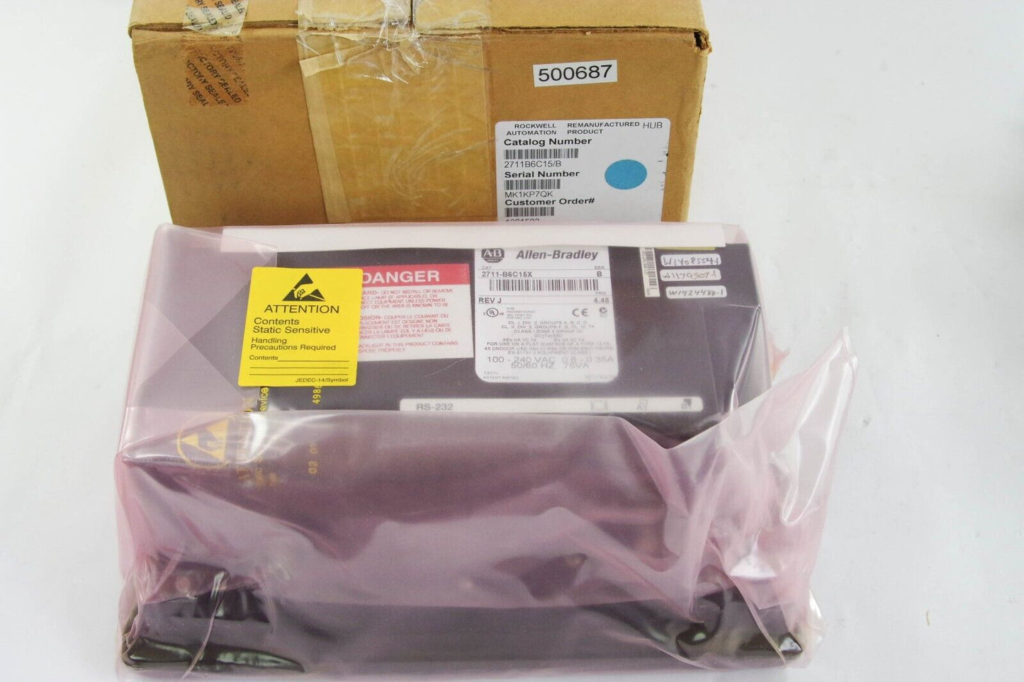 ALLEN BRADLEY 2711-B6C15 Ser B / 2711-B6C15X PANELVIEW - AB Remanufactured 2011