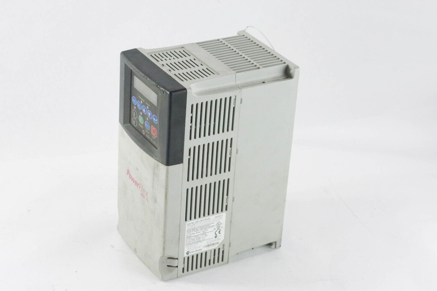 Allen-Bradley PowerFlex 400 AC Drive 22C-D017N103 /A - For Parts Or Repair