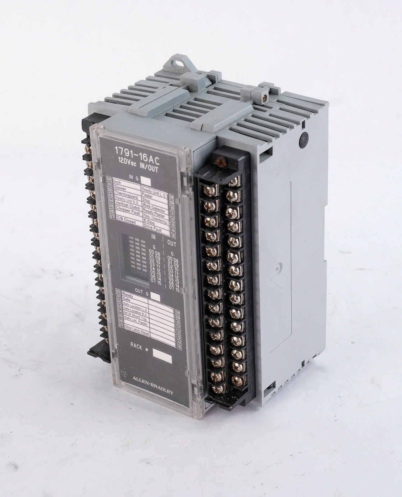 Allen Bradley 1791-16AC /B Block I/O Input Output Module 179116AC