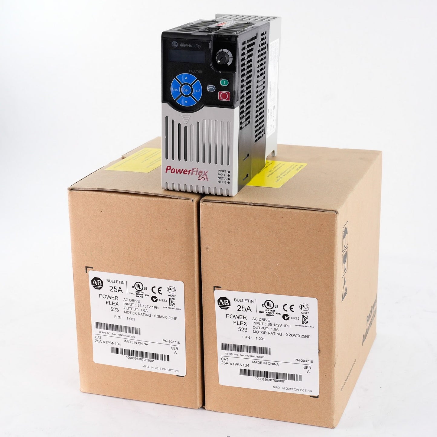 Allen Bradley 25A-V1P6N104 /A PowerFlex 523 AC Drive 25AV1P6N104 - Open Box