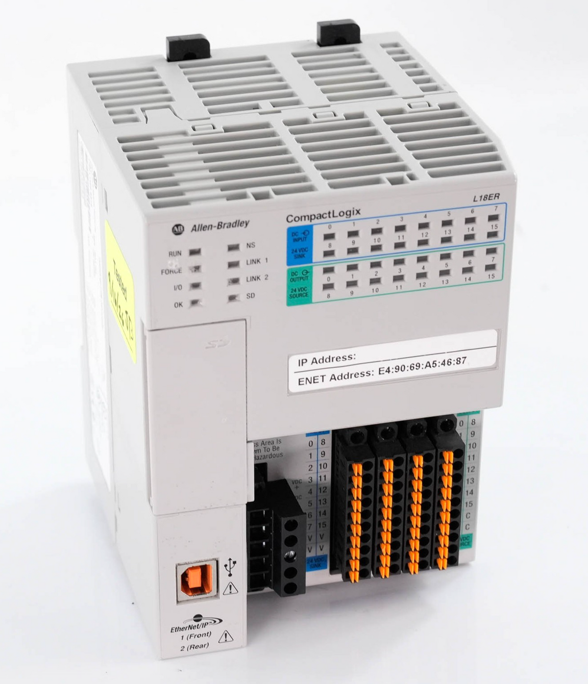 Allen Bradley 1769-L18ER-BB1B /A CompactLogix 5370 L1 Controller 24VDC Ser A