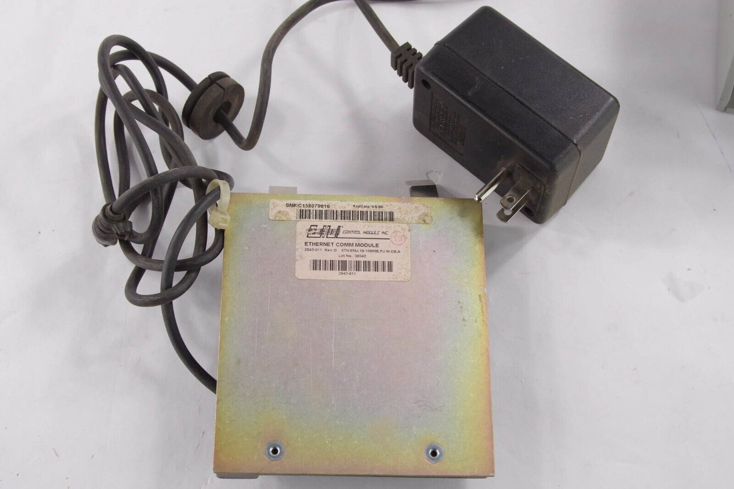 SAVE TIME CONTROL MODULE INC 2043-011 Rev O LAN INTERFACE NETWORK Module + PS