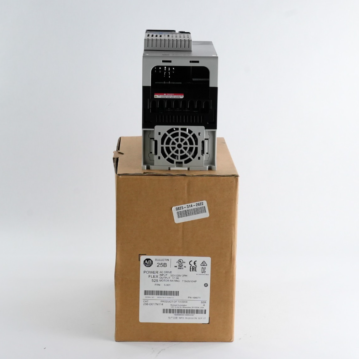 Allen Bradley 25B-D017N114 /A PowerFlex 525 7.5kW/10HP AC Drive - Open Box