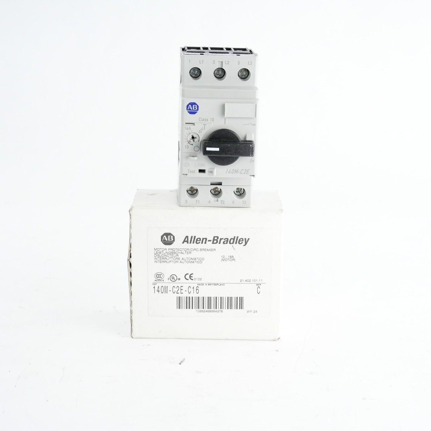 Allen Bradley 140M-C2E-C16 /C Motor Circuit Protector Breaker - Open Box