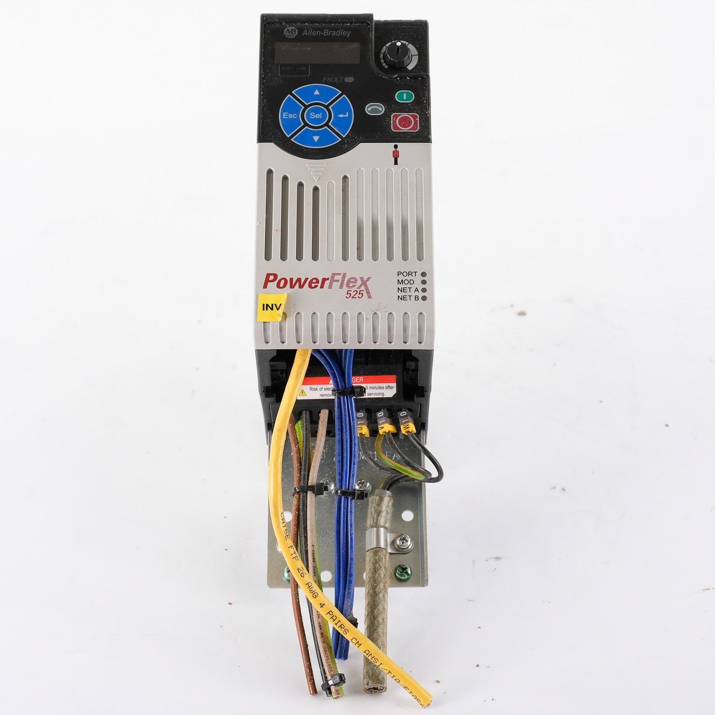 Allen Bradley 25B-D4P0N114 /A PowerFlex 525 AC Drive 480V 3-Ph 2HP 25BD4P0N114