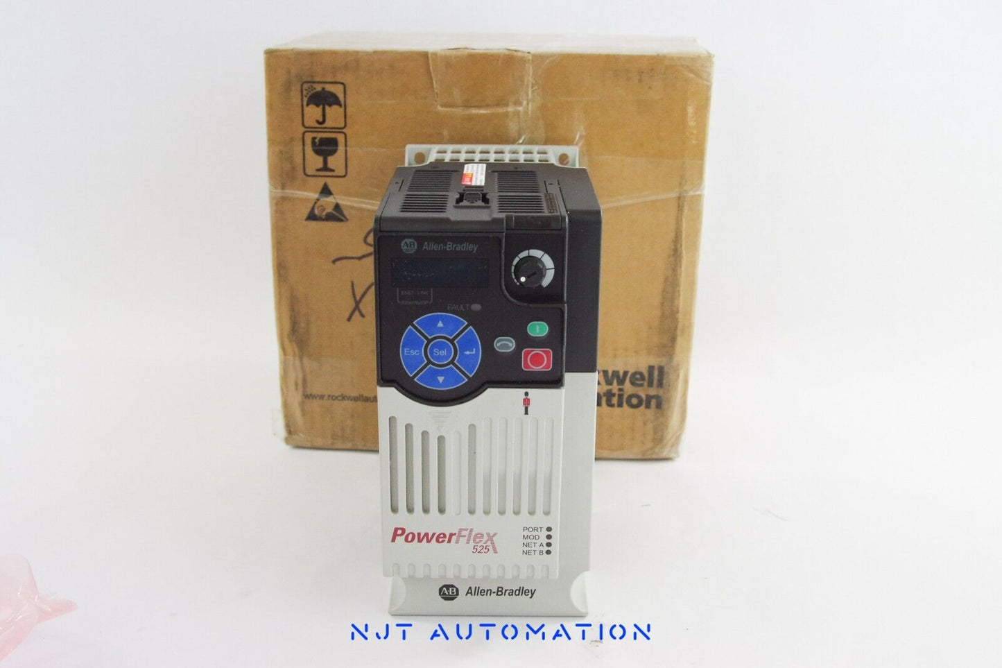 Allen Bradley 25B-D010N104 Ser A PowerFlex 525 AC Drive 480V 5hp 4kW 10.5A