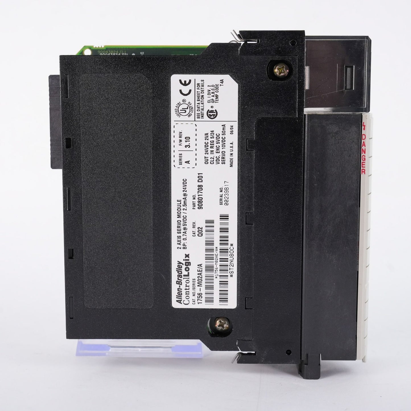 Allen Bradley 1756-M02AE Ser A ControlLogix 2 Axis Servo Interface 1756M02AE