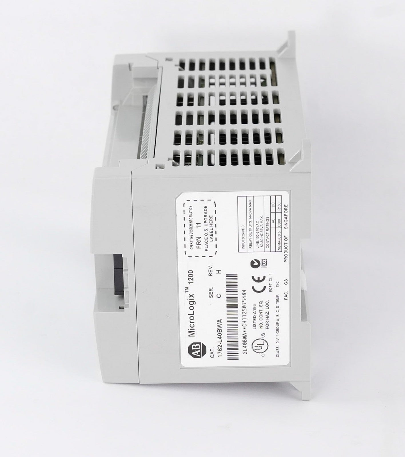 Allen Bradley 1762-L40BWA /C Rev H MicroLogix 1200 PLC Processor 1762L40BWA