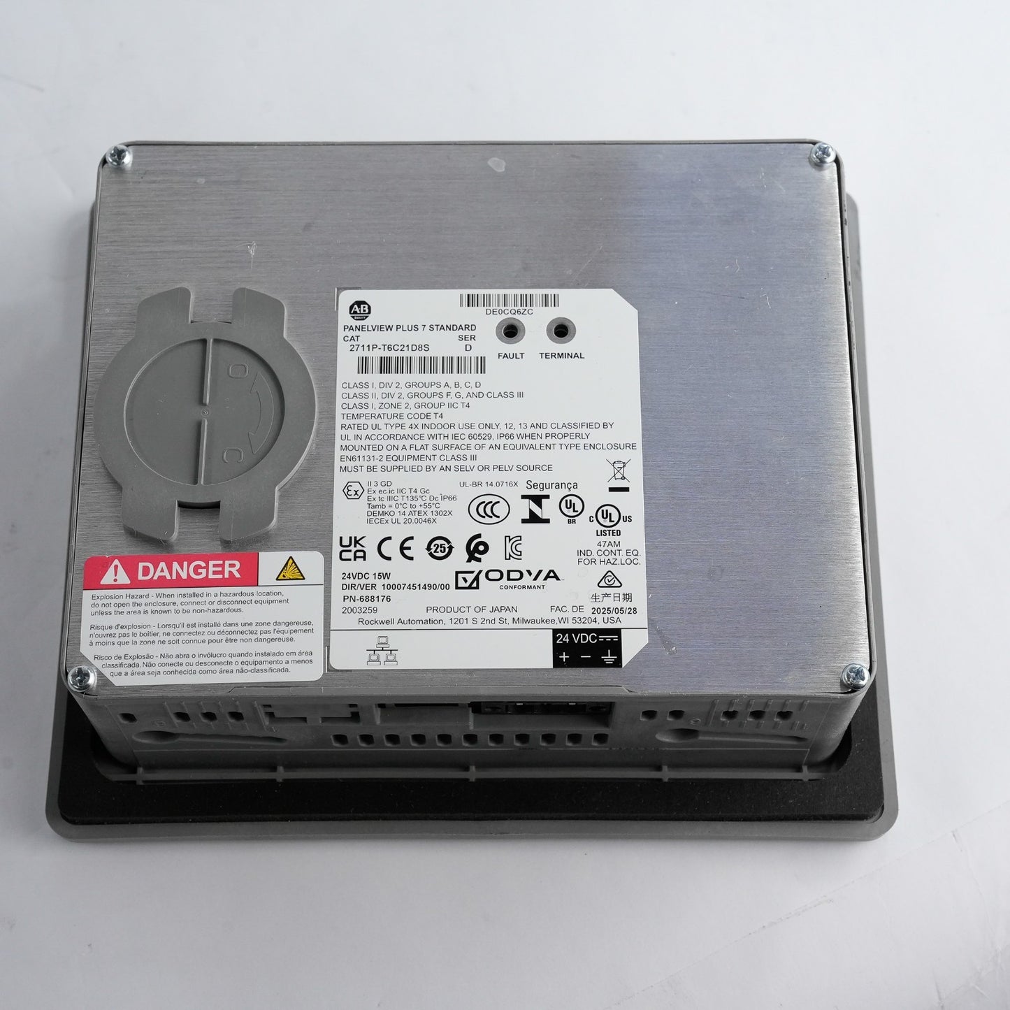Allen Bradley 2711P-T6C21D8S /D Panelview Plus 7 Standard Terminal - Refurbished