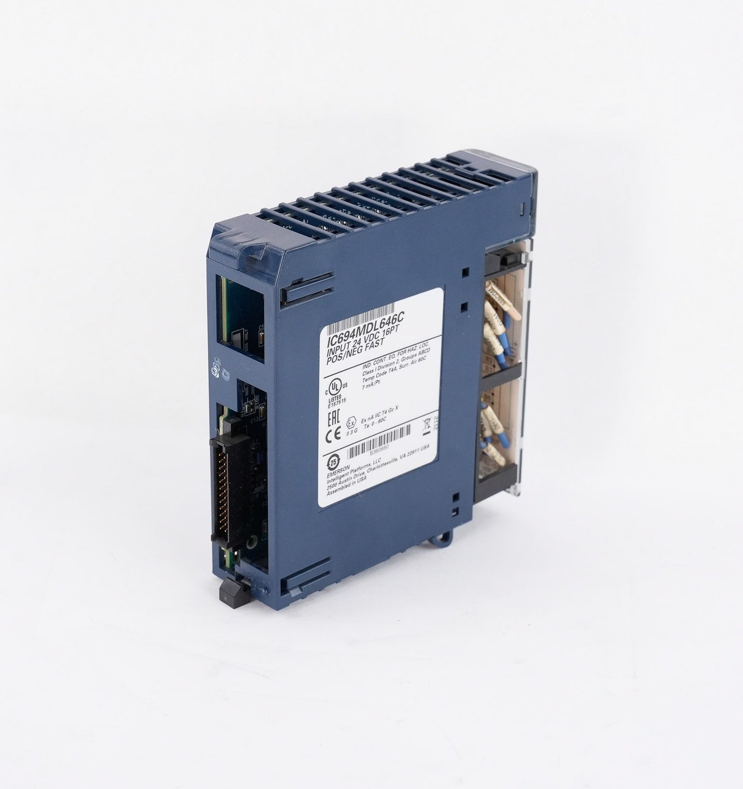 GE FANUC IC694MDL646C Input 24VDC 16-Point POS/NEG Fast Power Module