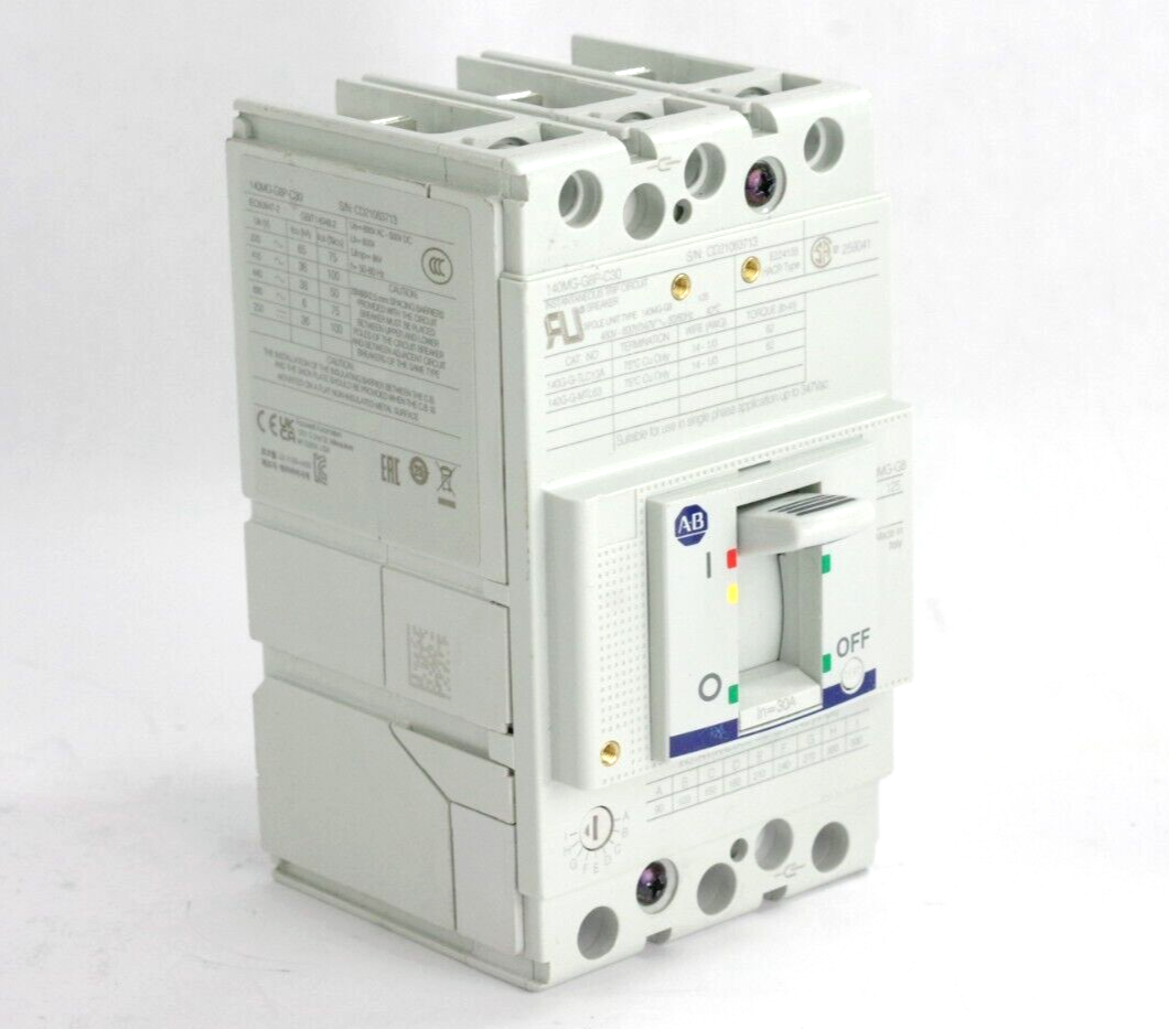 Allen Bradley 140MG-G8P-C30 Motor Protection Circuit Breaker 50-60Hz
