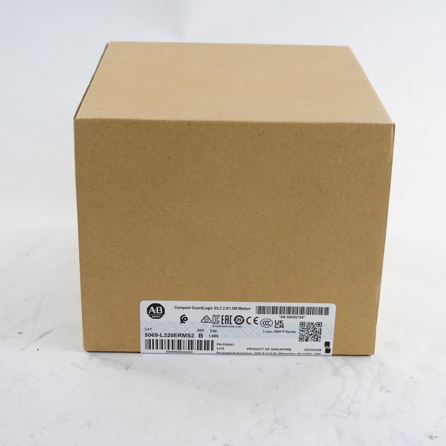 Allen Bradley 5069-L320ERMS2 /B GuardLogix 5380 Controller - Sealed Surplus
