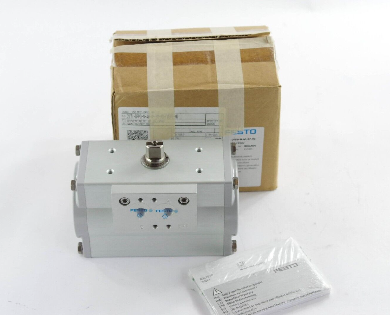 Festo DFPD-N-40-RP-90-RD-F0507 / DFPDN40RP90RDF0507 Quarter turn actuator 38.3Nm