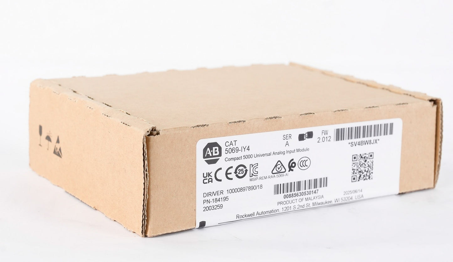 Allen Bradley 5069-IY4 Compact 5000 4-Ch Universal Input Module - Sealed Surplus