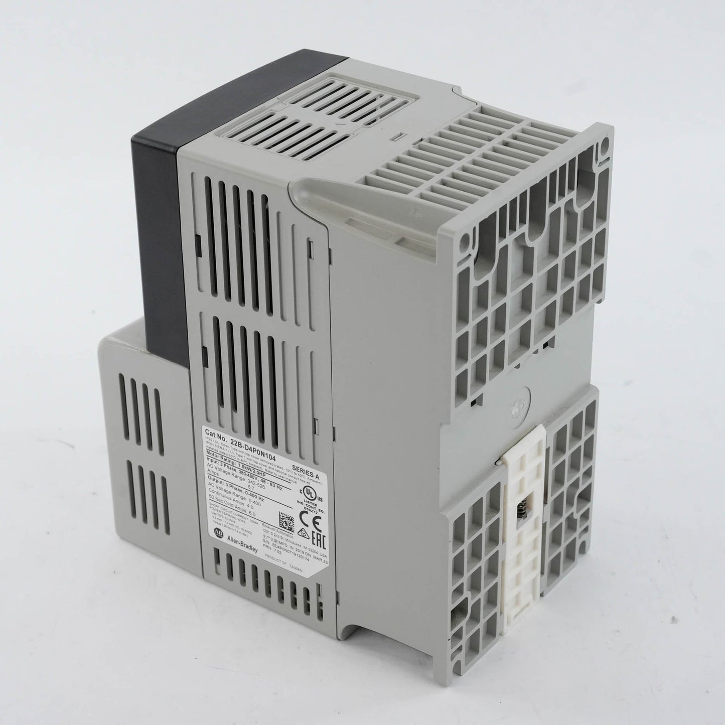 Allen Bradley 22B-D4P0N104 Ser A PowerFlex 40 AC Drive 480V 3PH 2HP 1.5kW