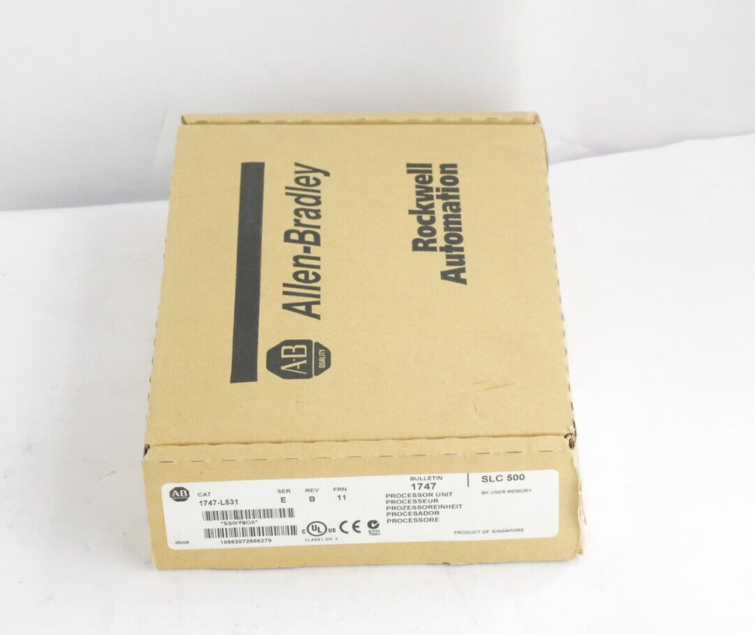 Allen Bradley 1747-L531 Ser E SLC 500 5/03 CPU Processor Unit - Open Box