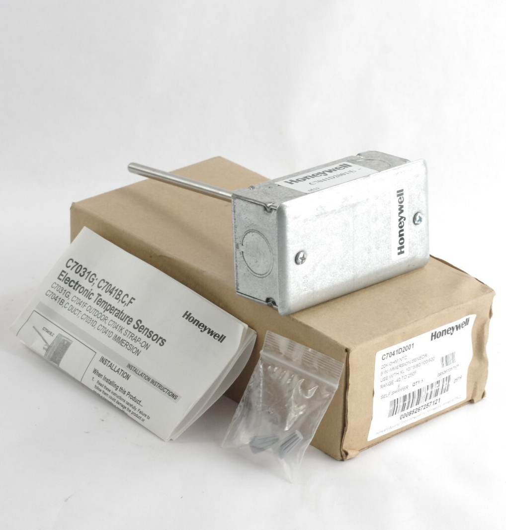 Honeywell C7041D2001 20K Ohm Immersion Temperature Sensor 5 Length - Open Box