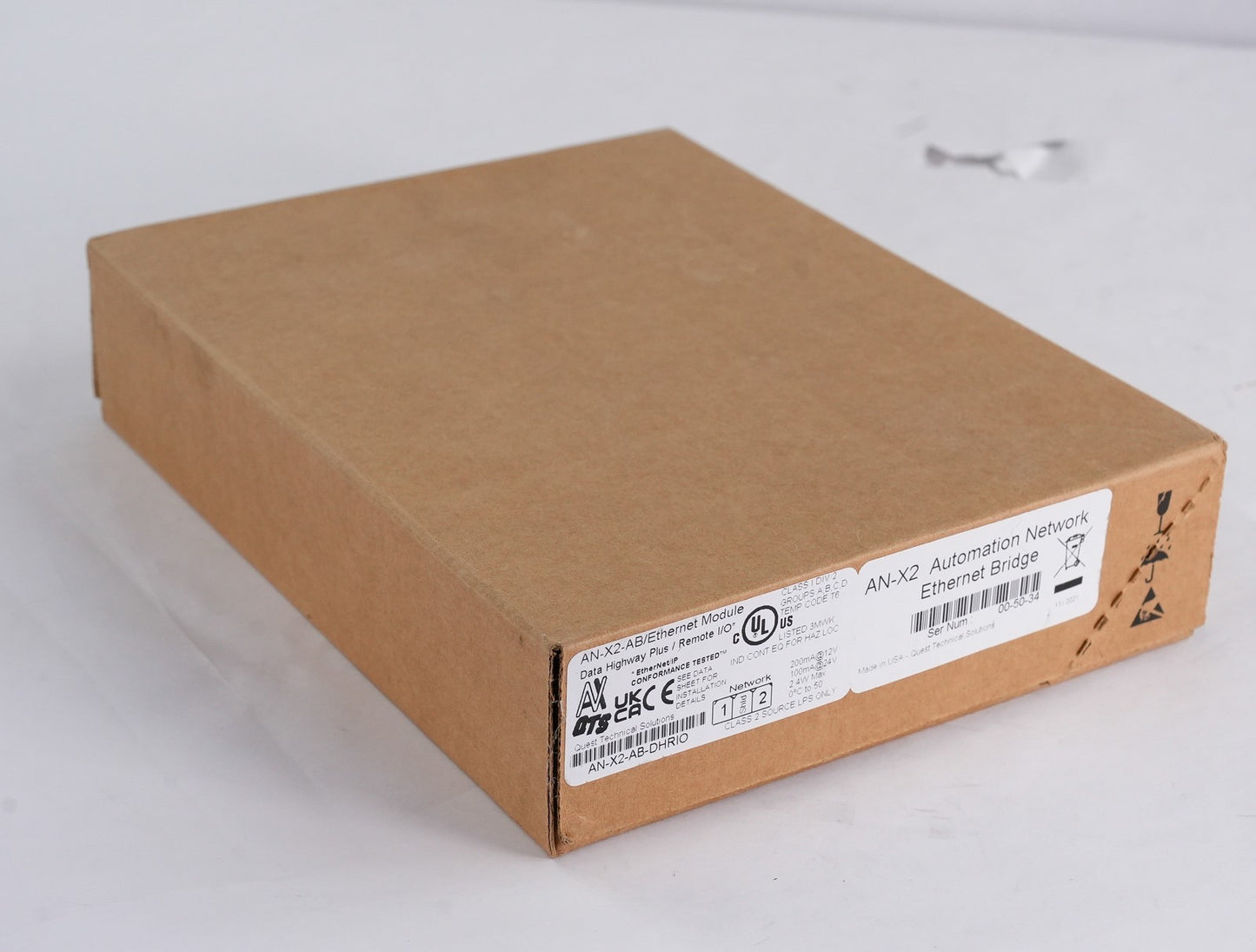 ProSoft AN-X2-AB-DHRIO EtherNet/IP to Remote I/O DH+ Gateway - Sealed Surplus
