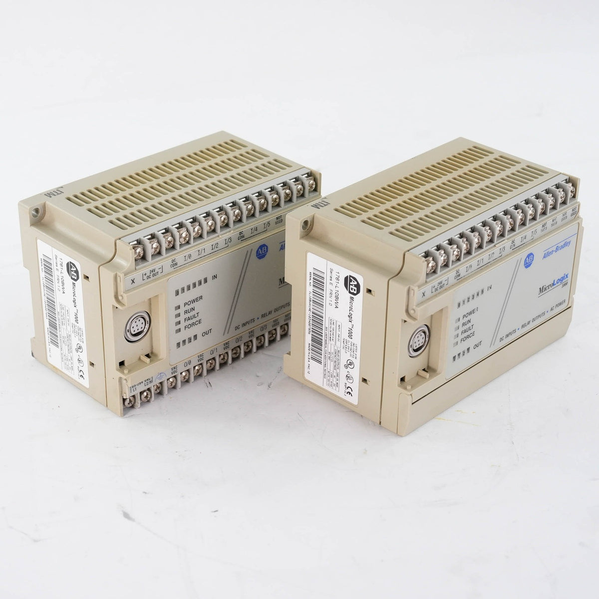 Allen Bradley 1761-L10BWA Ser E MicroLogix 1000 PLC 6 In 24VDC 4 Relay Out