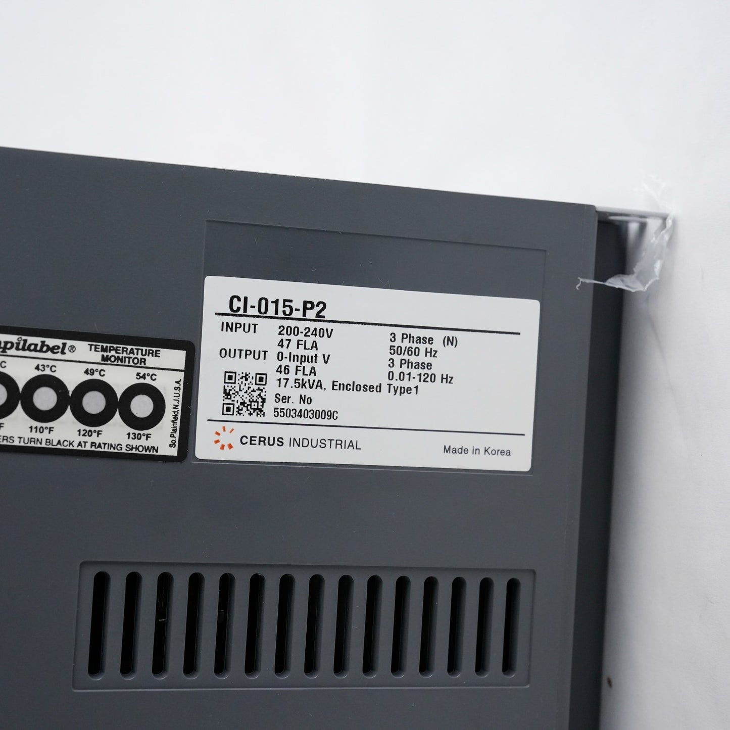 Titan Industrial Cerus CI-015-P2 P Series 240V 3-Phase Variable Frequency Drive
