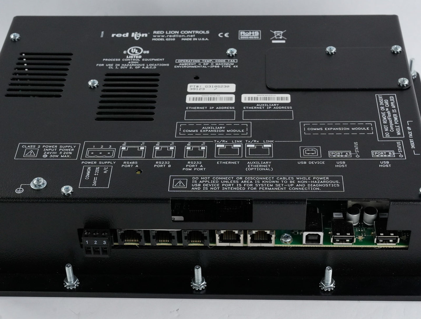 Red Lion Controls G310S230 Model G310 Operator Interface Terminal Panel
