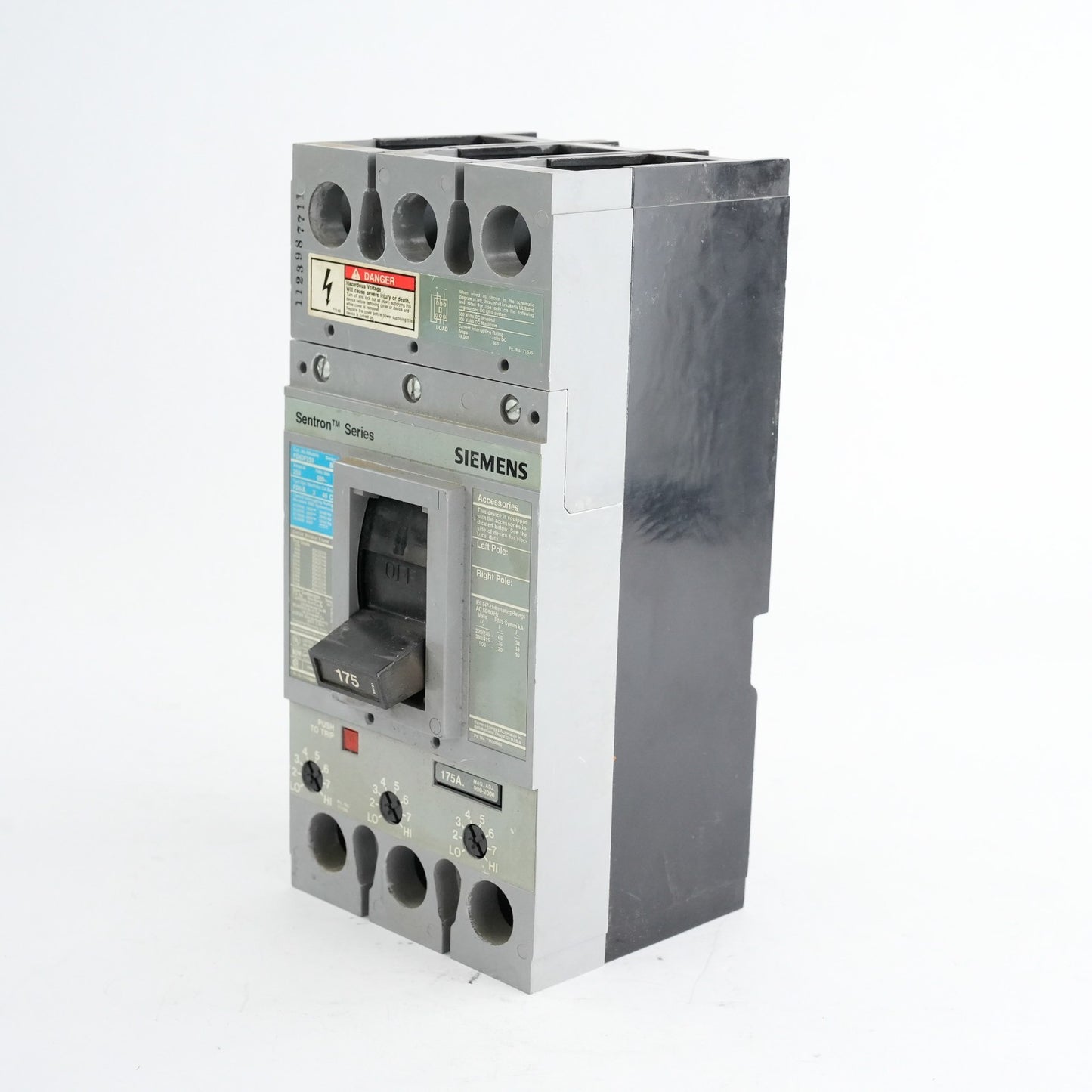 Siemens FD63F250 /B Sentron Series Breaker 250A 600V 3-Pole