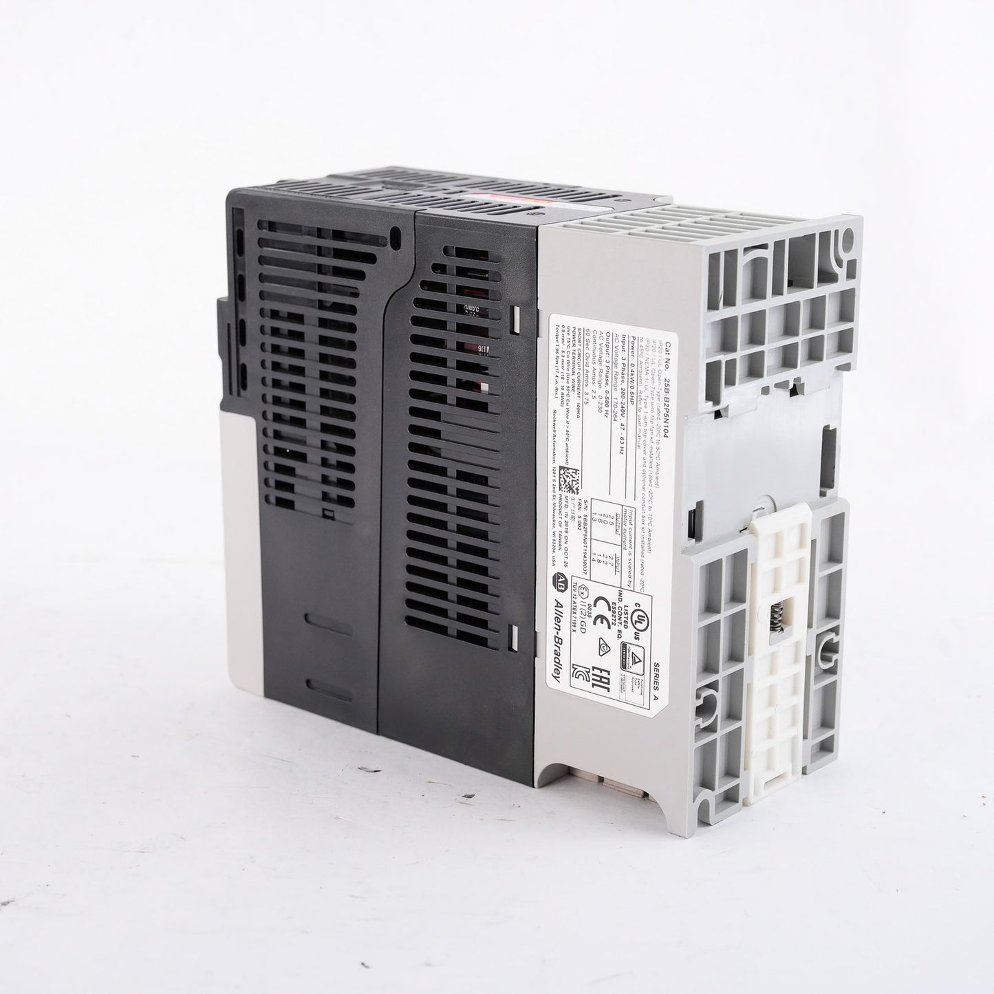 Allen Bradley 25B-B2P5N104 /A PowerFlex 525 AC Drive 240V 0.5HP 0.4kW 2.5A