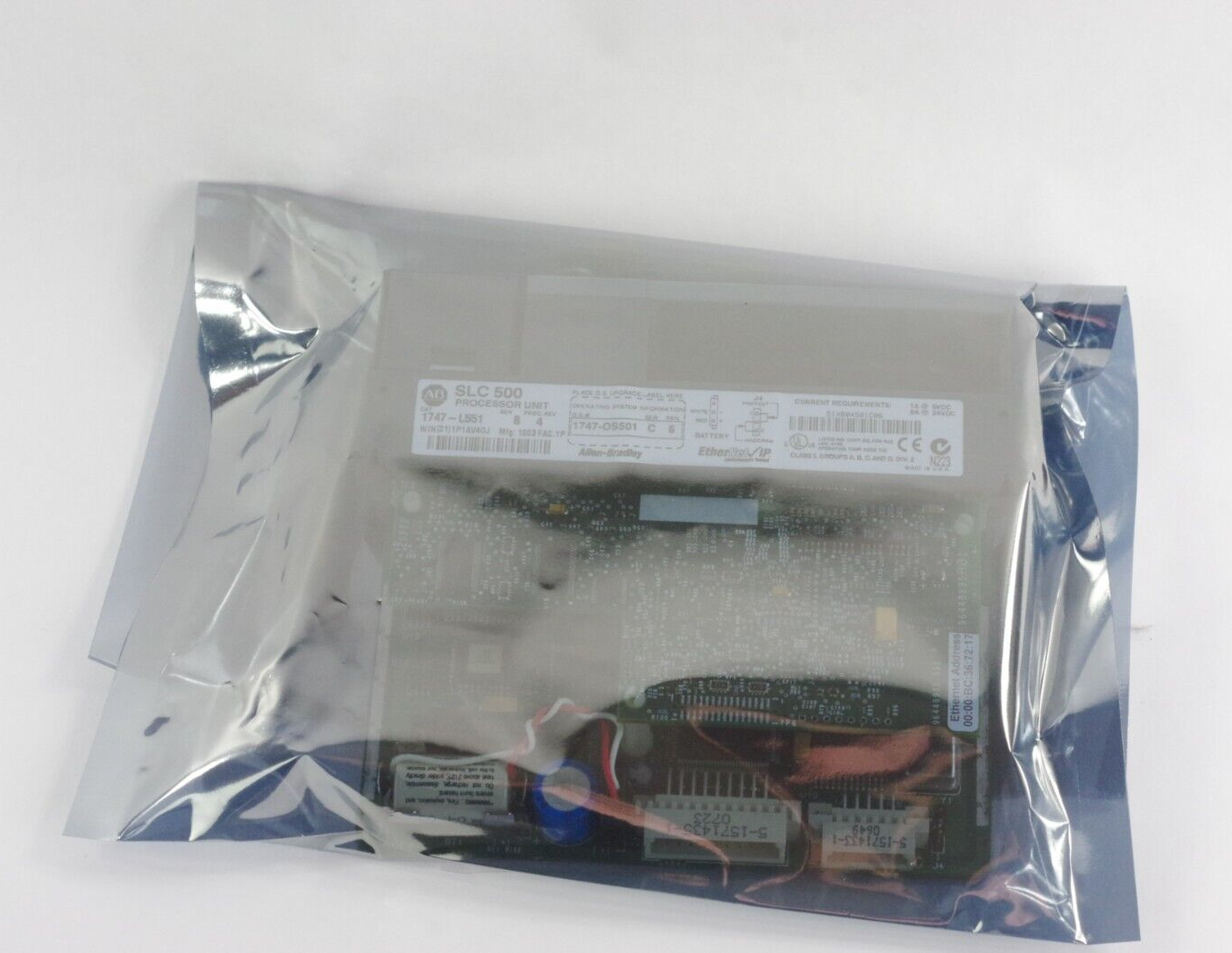 Allen Bradley 1747-L551 Ser B Rev 4 SLC 500 Processor Unit 1747-OS501 /C FRN 6