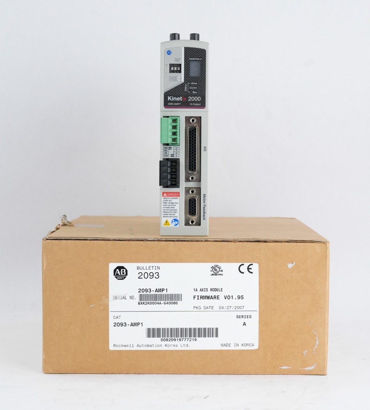 Allen Bradley 2093-AMP1 Kinetix 2000 Servo Drive 2093 1A Axis Module - Open Box