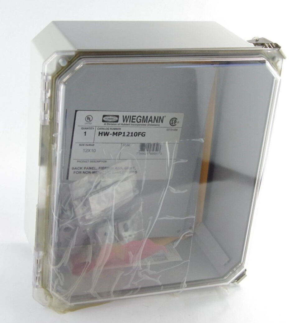 Hubbell Wiegmann HW-CC121006CHQR / HW-MP1210FG Standard Electrical Enclosure