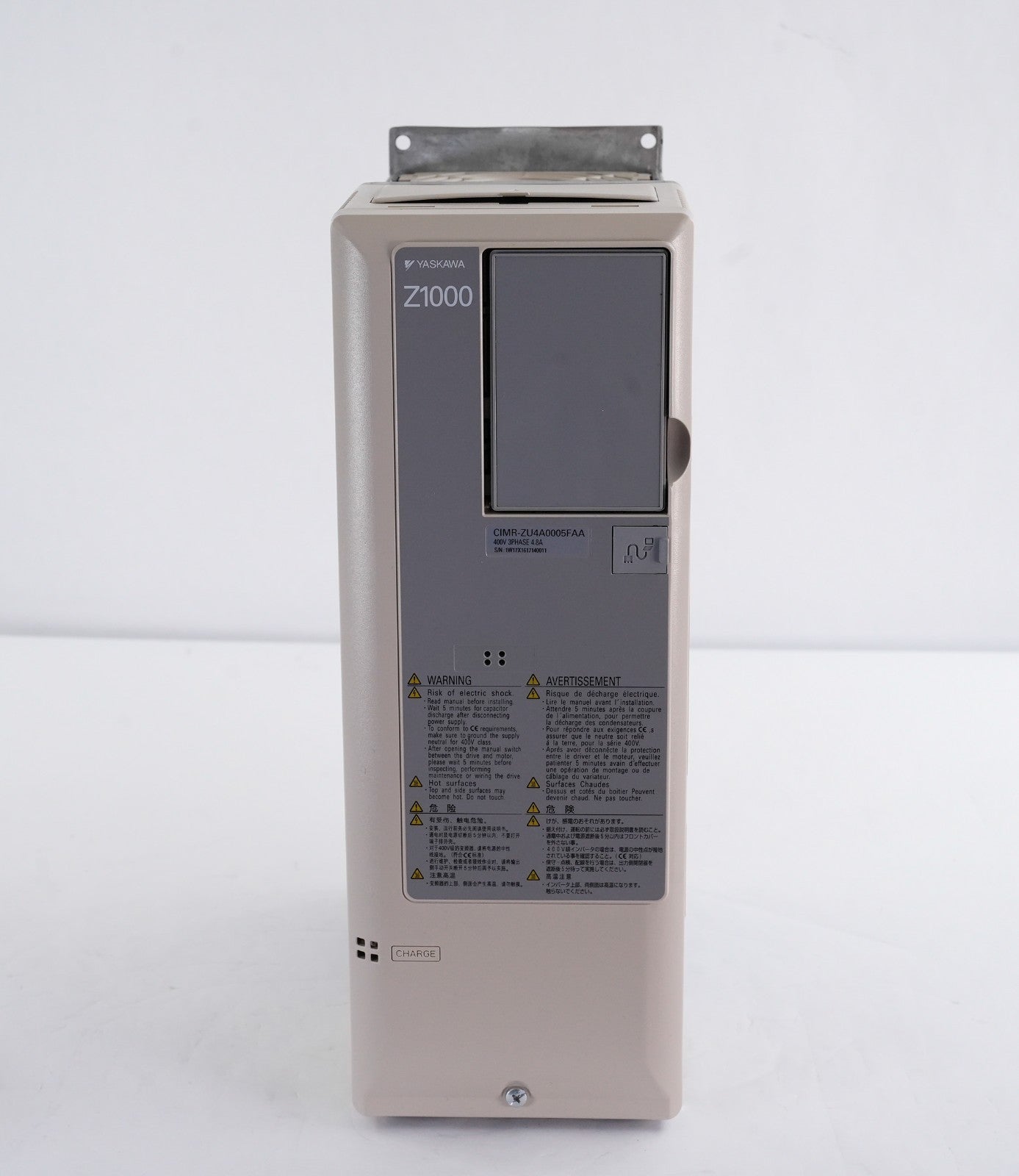 Yaskawa CIMR-ZU4A0005FAA Rev B Z1000 Drive 480V 4.8A CIMRZU4A0005FAA