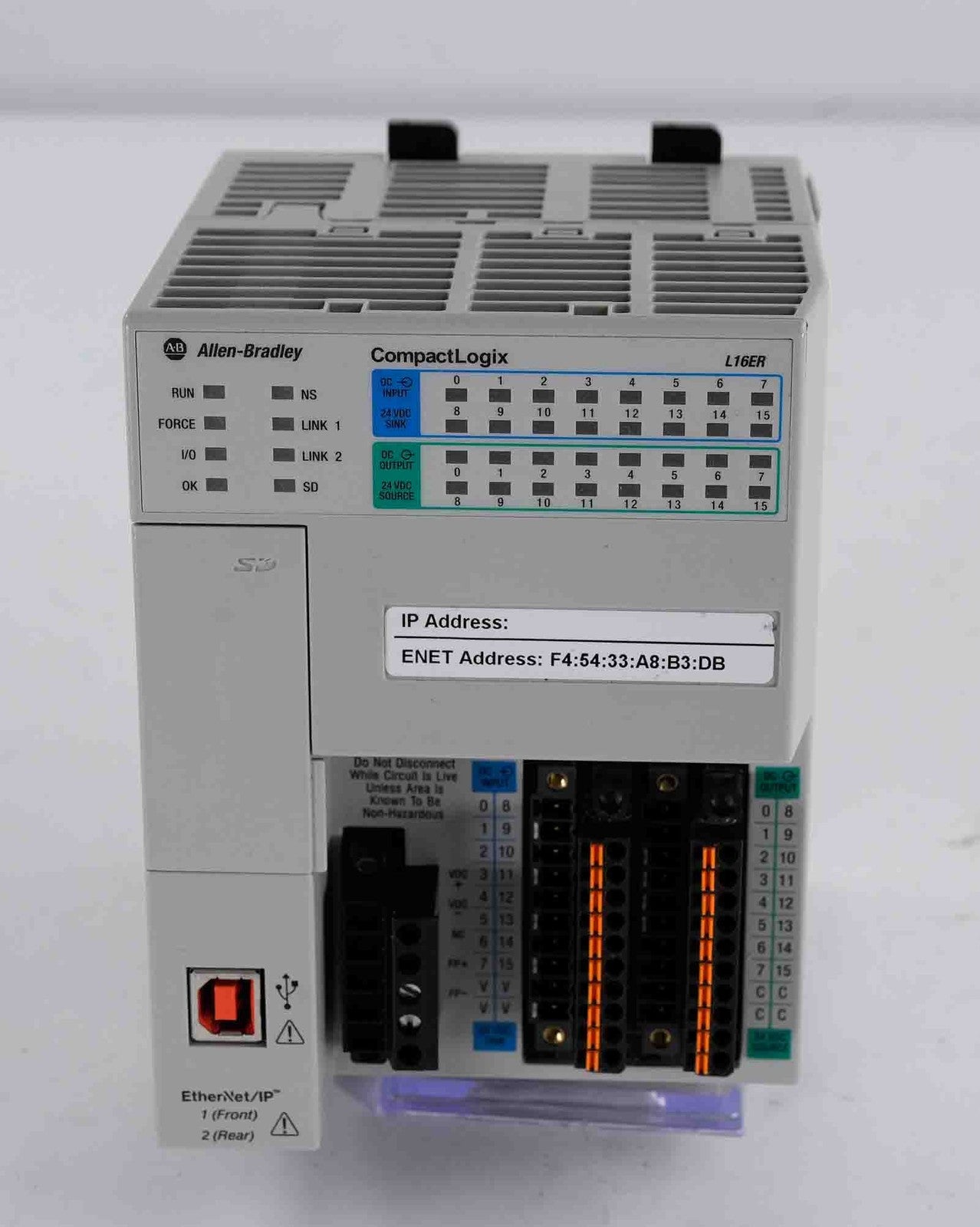 Allen-Bradley 1769-L16ER-BB1B /B CompactLogix L16ER Controller 1769L16ERBB1B