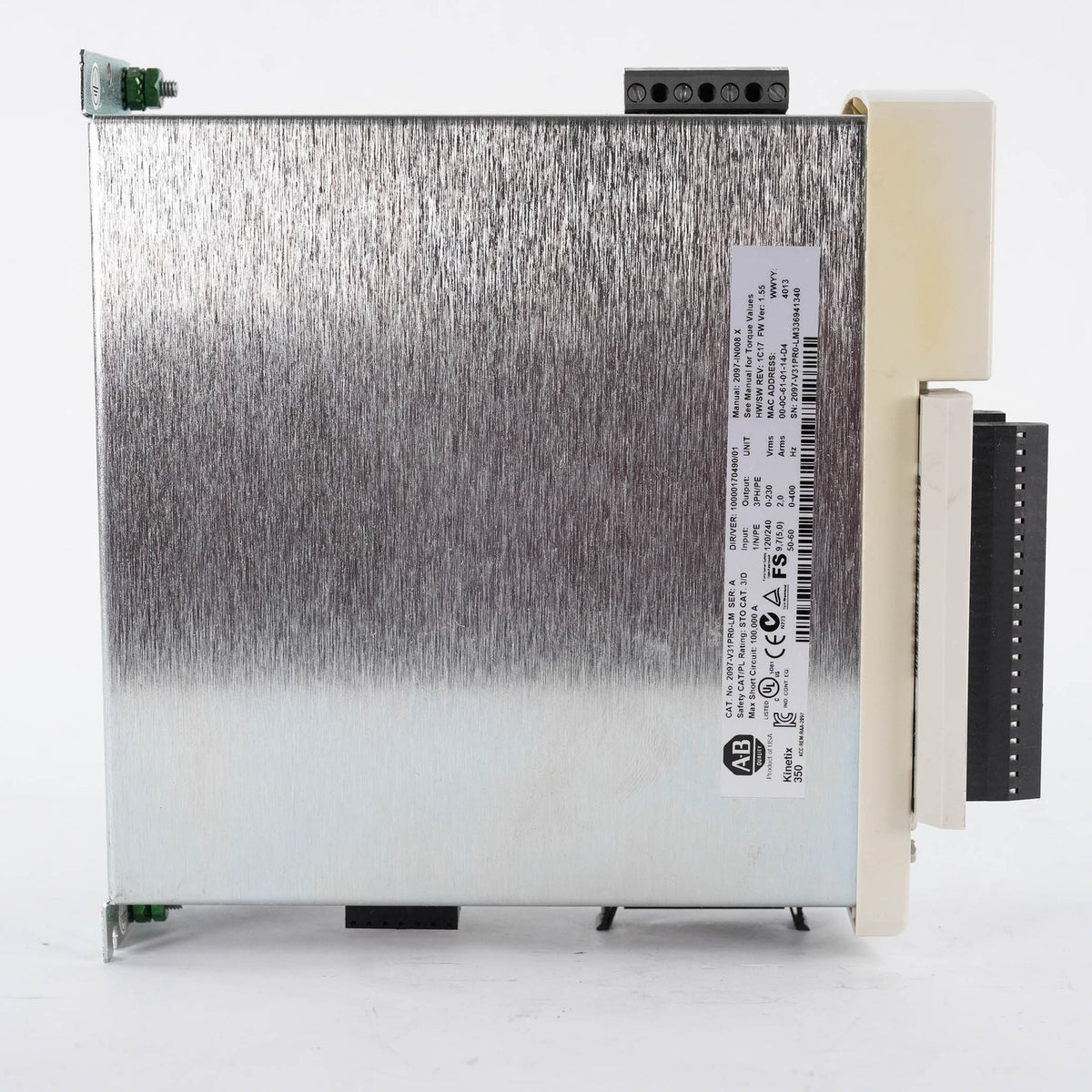 Allen Bradley 2097-V31PR0-LM Ser A Kinetix 350 Servo Drive 2097-V31PRO-LM 1PH