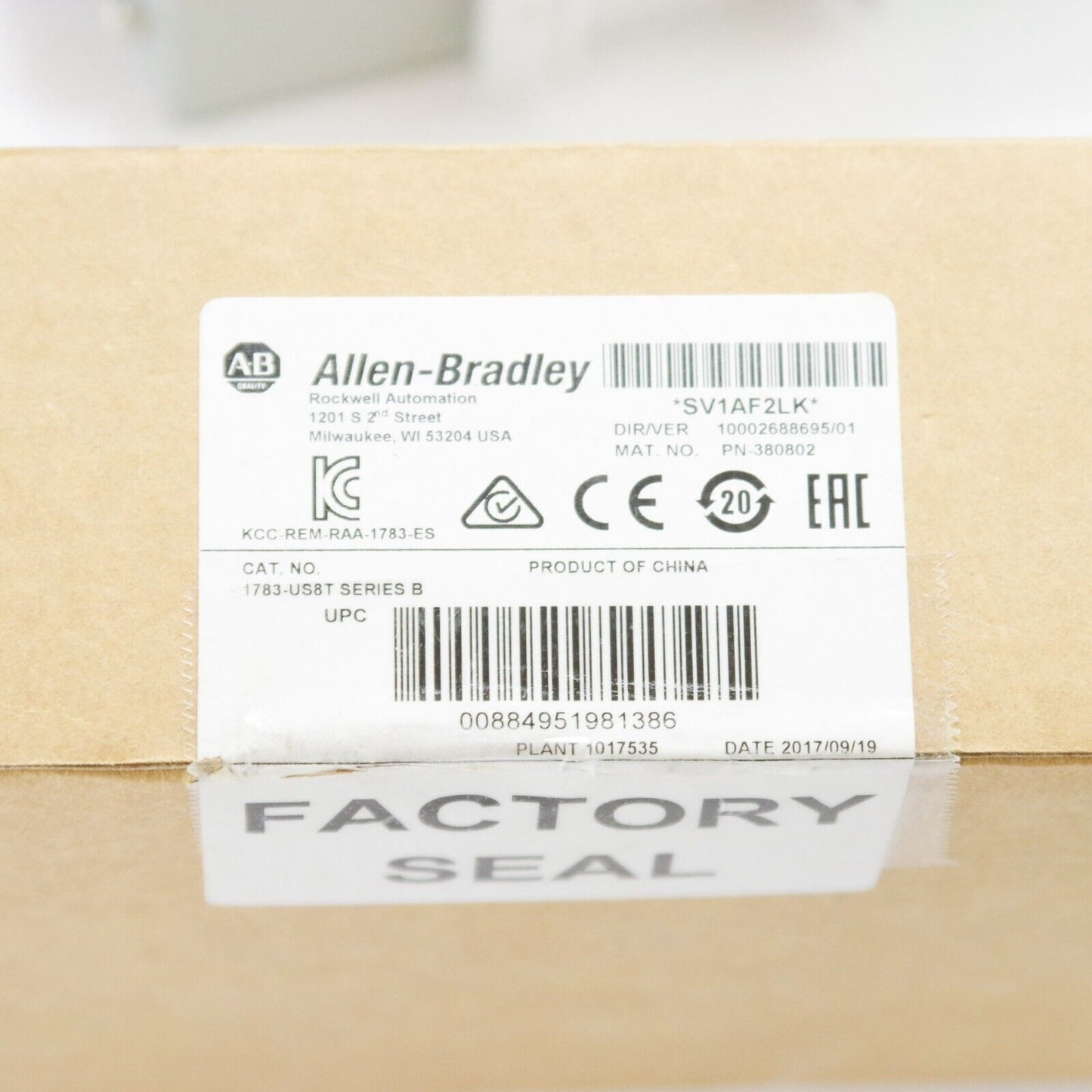 Allen Bradley 1783-US8T Ser B 8-Port Stratix 2000 Ethernet Switch Unmanaged