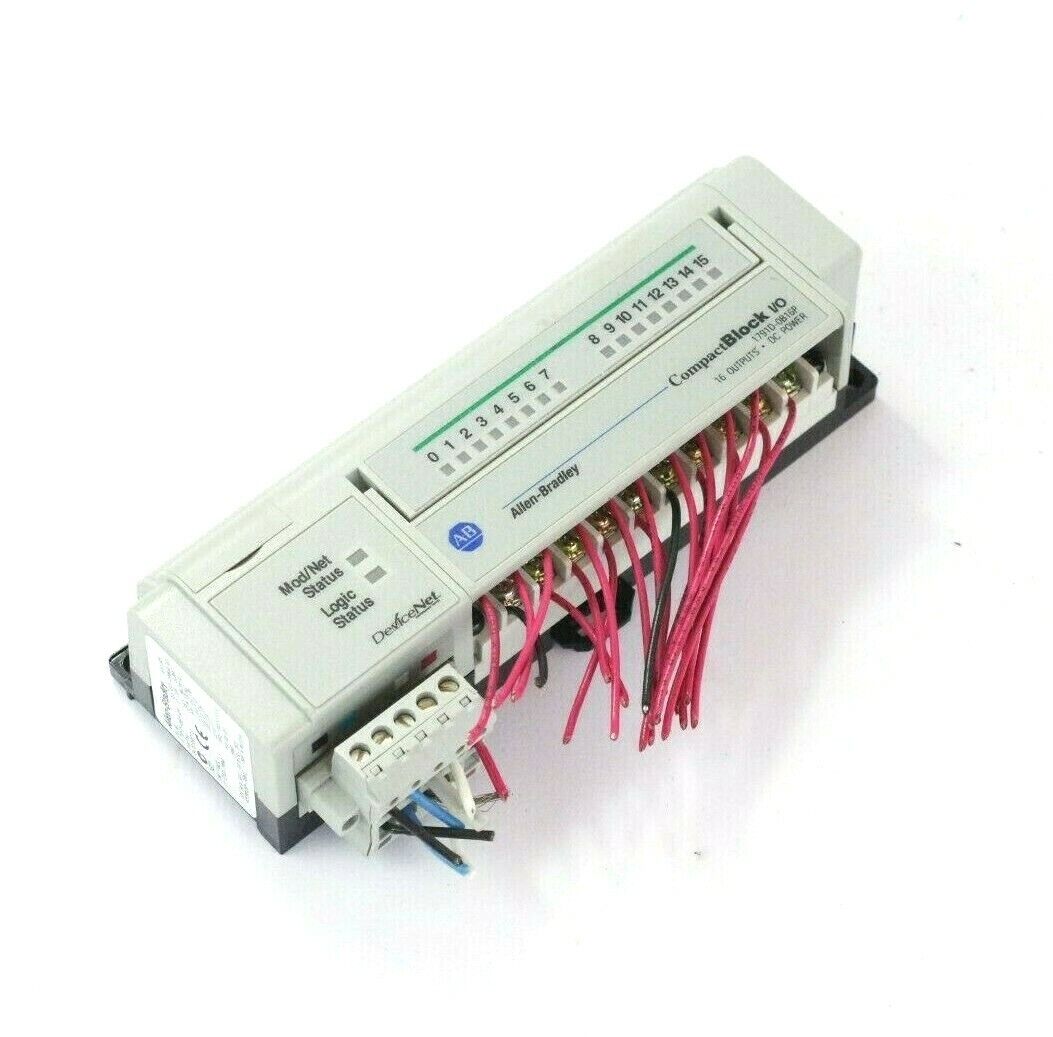 Allen Bradley 1791D-0B16P /D Ser D Compact Block Base Module / 1791D-OB16P