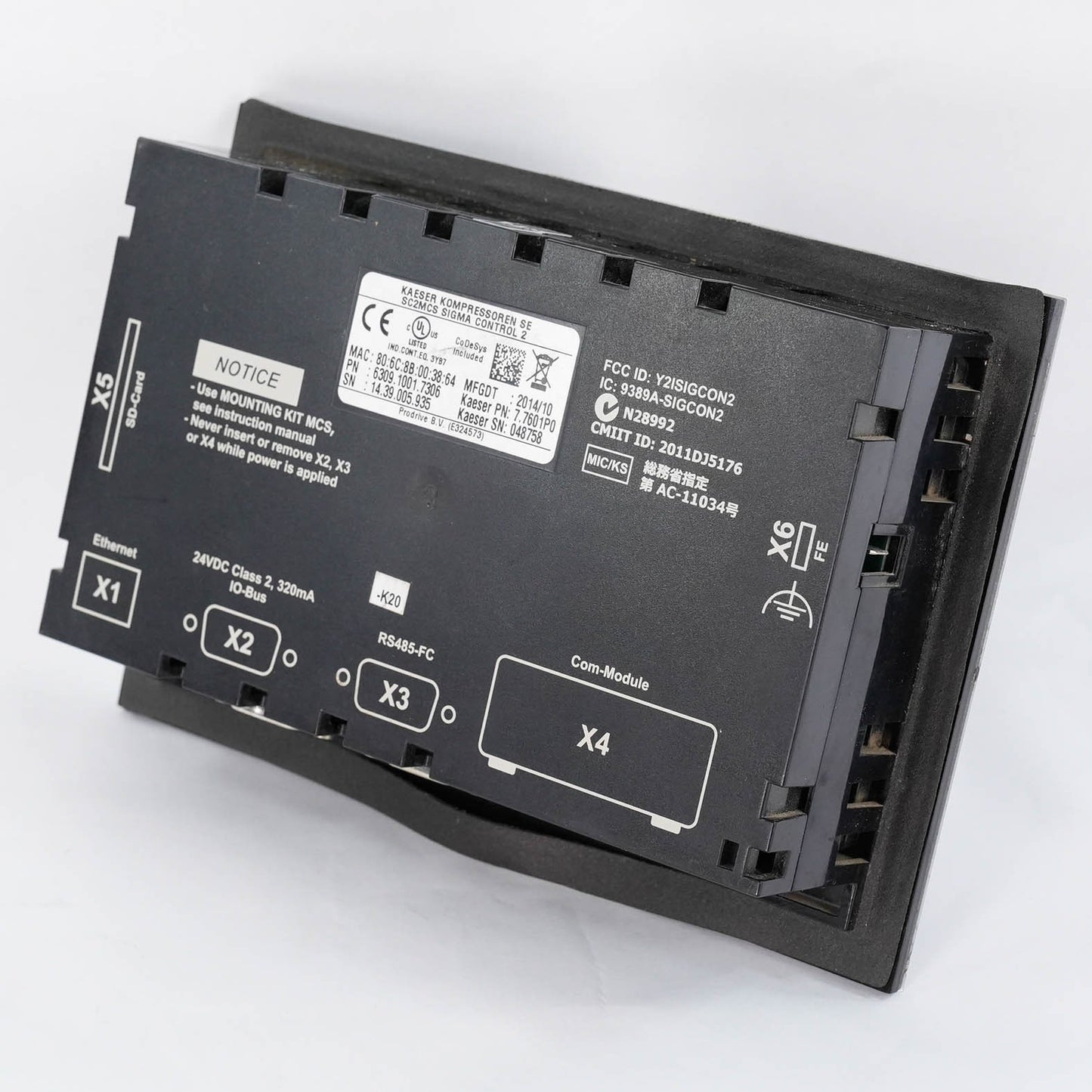 Kaeser 7.7601P0 6309.1001.7306 77601P0 Sigma Control 2 SC2MCS Compressor Control