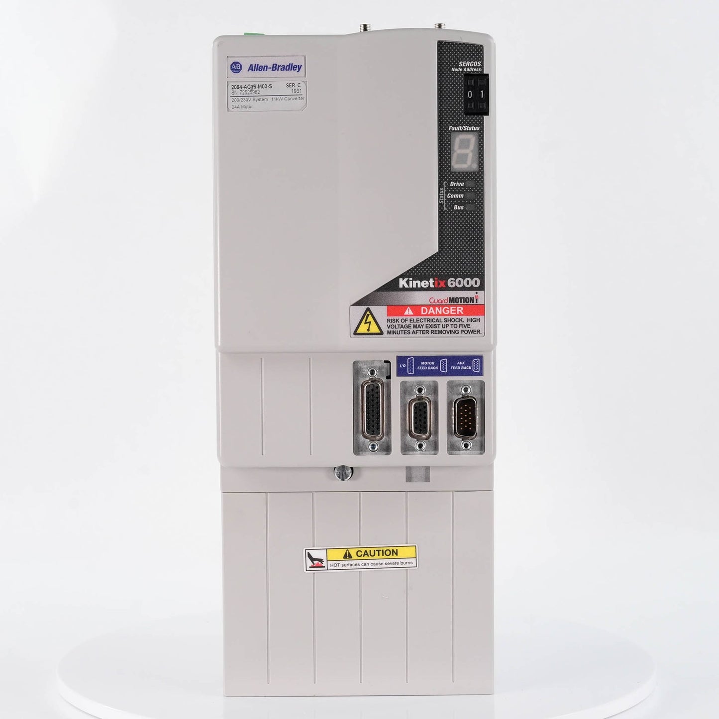 Allen Bradley 2094-AC16-M03-S Ser C Kinetix 6000 IAM 230V 15A 3kW 2094AC16M03S