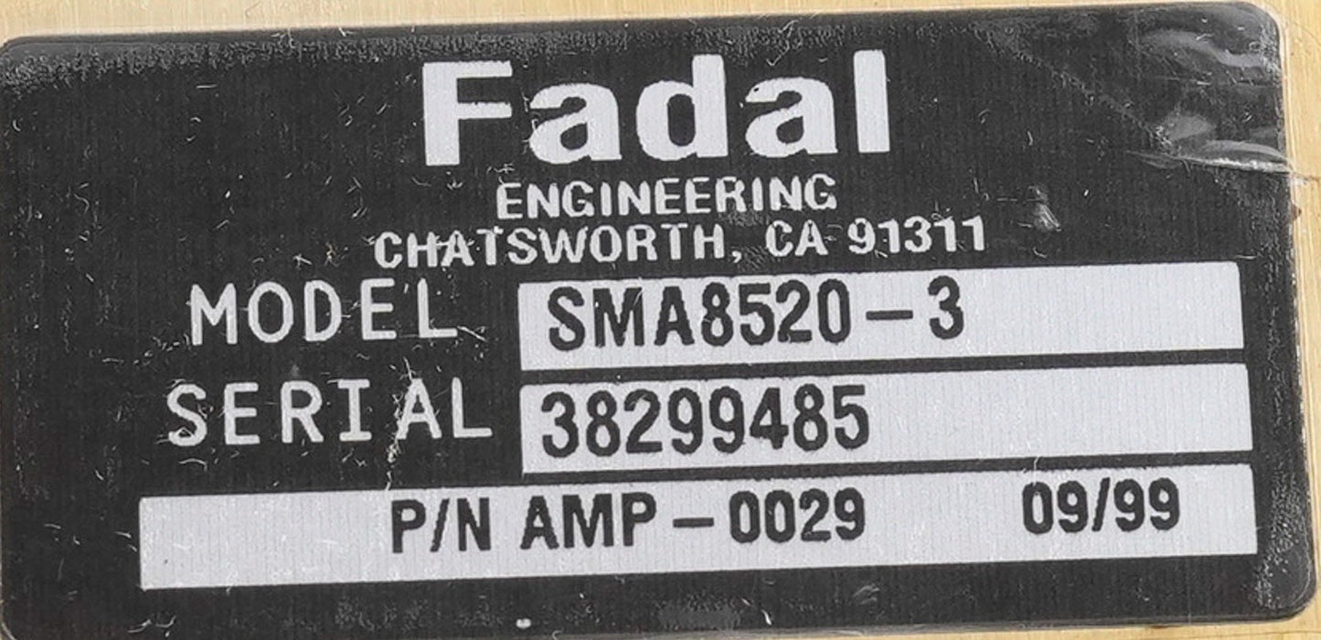 Fadal AMP-0029 SMA-8520-3 Brushless Servo Amplifier Drive AMP0029 SMA85203